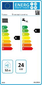 Dujinis kondensacinis katilas Vaillant ecoTEC PURE VUW 286/7-2 (H-INT III), šild. galia 24 kW