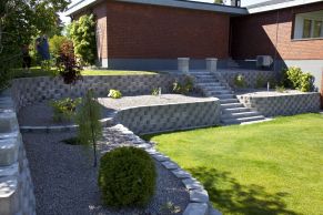 Dekoratyvinis blokas Bender Megastone 150 rund