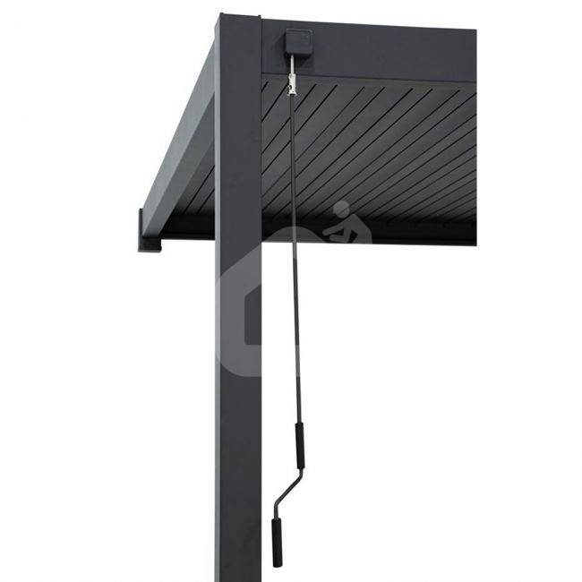Pavėsinė MIRADOR 111, 3x4 m, montuojama prie sienos