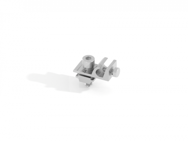 Įžeminimo kabelio jungtis bėgeliui PV-R, 20 mm