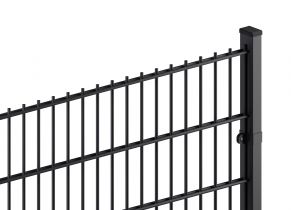 2D segmentas tvorai, 2,5x1,43 m, 200x50 mm, ø6/5/6 mm, ZN+RAL7016