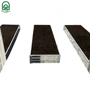 Pakeltų lysvių komplektas KLASIKA GARDEN, 2,35-2,5 m pločio šiltnamiui