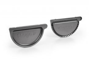 125 mm latako 2 dangteliai: į kairę ir į dešinę, su butiline juostele, STRUGA