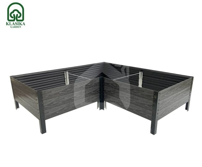 GPPS modulinė pakelta lysvė KLASIKA Woodlook (L-formos)