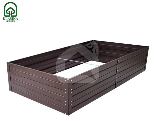 Paaugstināta dobe KLASIKA GARDEN, krāsota pēc RAL standarta