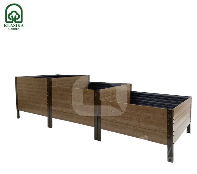 GPPS modulinė pakelta lysvė KLASIKA Woodlook (laiptai)