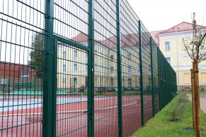 3D segmentas tvorai, 2,5x1,21 m, 200x50 mm, ø4 mm