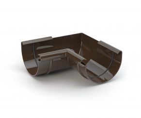 125 mm latako vidinis kampas 90°, GAMRAT (PVC)