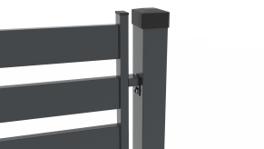 Polisadinės tvoros segmentas "DELUXE", 1700x2000 mm