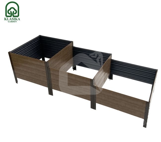 GPPS modulinė pakelta lysvė KLASIKA Woodlook (laiptai)
