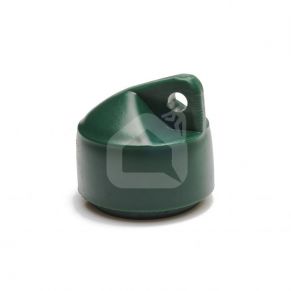 Dangtelis stulpui, ø48,3, PVC, žalias (paskutiniai vienetai)