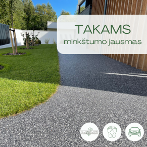 Skaldos danga Carnico 1-4 mm, tamsiai pilka