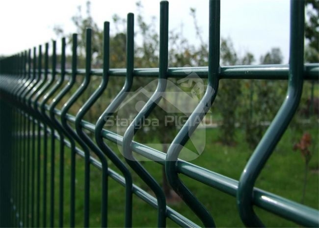 3D segmentas tvorai, 2,5x1,73 m, 200x50 mm, ø3/4 mm