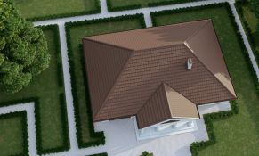 Metāla dakstiņu moduļa jumts Solo (H5) Super Matt