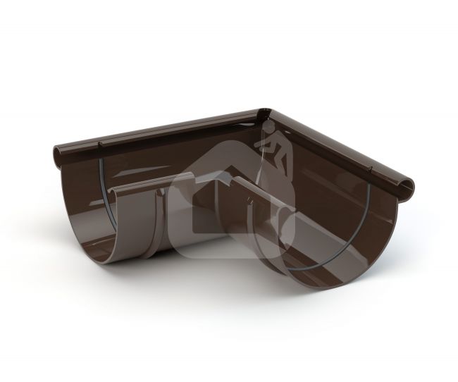 125 mm latako išorinis kampas 90°, GAMRAT (PVC)