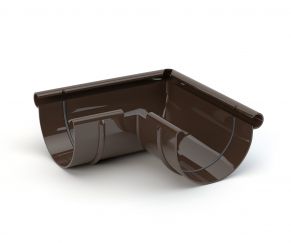 125 mm latako išorinis kampas 90°, GAMRAT (PVC)