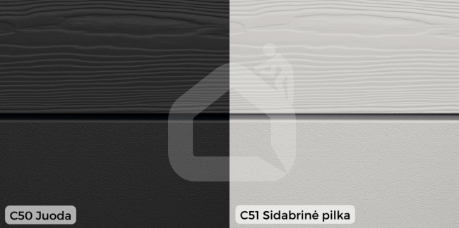 Cementinės dailylentės Cedral Click, lygios 3600x186x12 mm