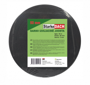 Garso izoliacinė juosta gipsiniams profiliams 50 mm