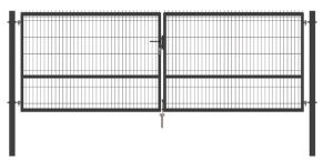 Vartai, 3D segmento užpildu, dvivėriai, 5000x1730 mm