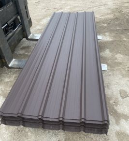 Trapecinis profilis T-25 RAL8019, 0,45 mm, Matt