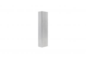 Stulpas tvorai 60x40 mm, H2,0 m, sienelė: 1,2 mm, ZN, be dangtelio