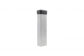 Stulpas tvorai 60x40 mm, H2,5 m, sienelė: 2 mm, ZN, su PVC laikikliu