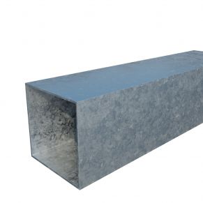 Vamzdis 60x60 mm, H6,0 m, sienelė: 1 mm, ZN 