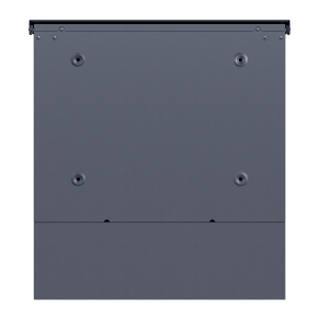 Pašto dėžutė MIKKO, pilka / medžio imitacija