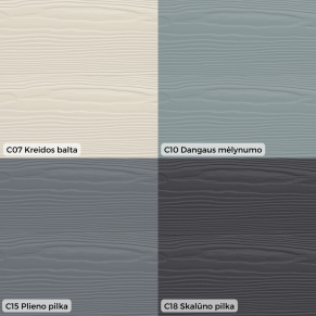 Cementinės dailylentės Cedral Lap / Classic, medžio imitacija 3600x190x10 mm