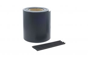 Tvoros segmento juosta 190mmx35m + 20vnt laikiklių (450g/m²), PVC