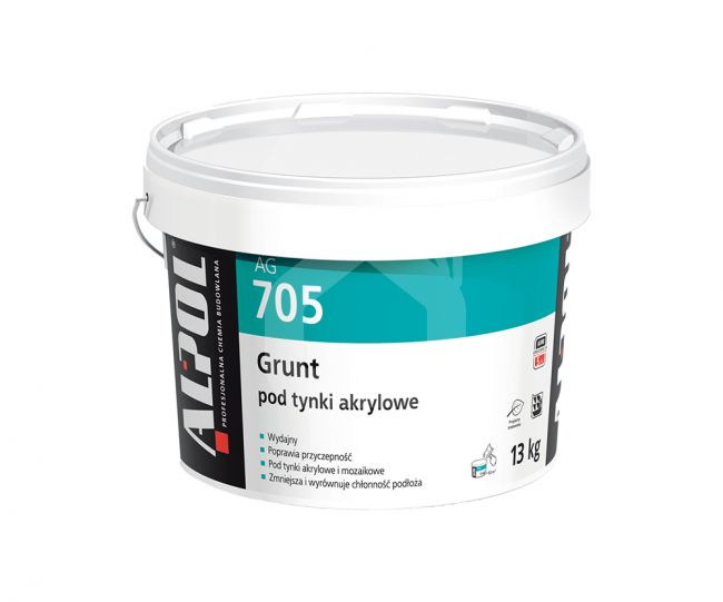 Gruntas, Alpol AG705, kvarcinis, 5 - 13 kg. (prieš mozaikinį tinką)