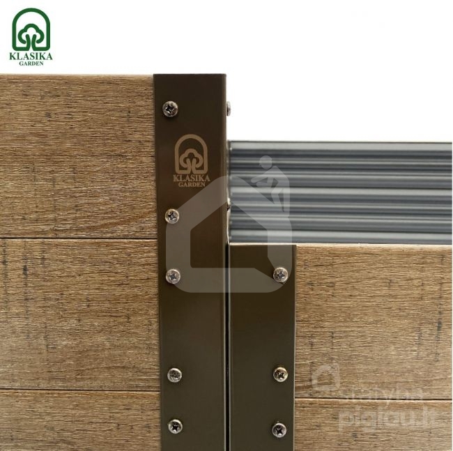 GPPS modulinė pakelta lysvė KLASIKA Woodlook (laiptai)