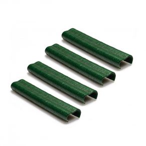 Tvoros tinklo sąvaržos, 20 mm, ZN+RAL6005, 200 vnt.