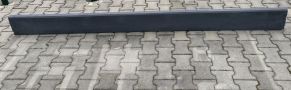 Tvoros pamatas tiesus lygus, betoninis 2500x200x50 mm, grafitinis, impregnuotas