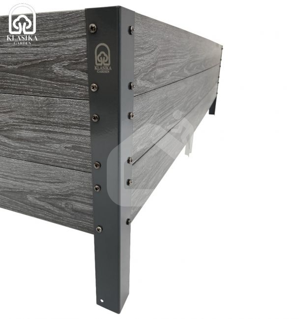 GPPS modulinė pakelta lysvė KLASIKA Woodlook (L-formos)