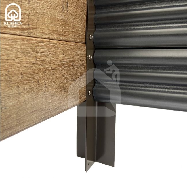 GPPS modulinė pakelta lysvė KLASIKA Woodlook (laiptai)