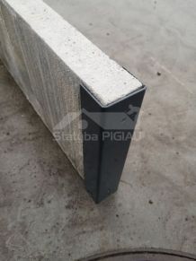 Tvoros pamatas tiesus lygus, betoninis 2500x200x40 mm