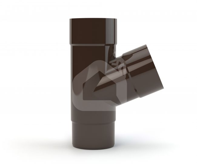 90 mm lietvamzdžio trišakis Ø90/Ø90/Ø90, GAMRAT (PVC)