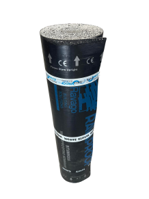 Bitumena jumta segums Ravaproof Diamond STANDART 4 mm, virsējais slānis, balts