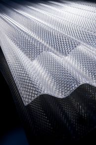 MK PC DIAMOND SINUS banguota polikarbonato danga, skaidri, 4, 6 m