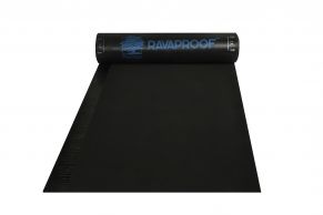 Bitumena jumta segums, RavaProof DIAMOND SBS, 4 mm (-25C) Black sand, apakšklājs