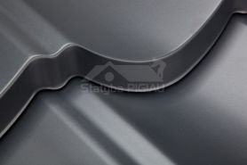 Bratex Metāla dakstiņu moduļa jumts Scandinavia Ultramatt RAL7016, RAL8017, RAL9005