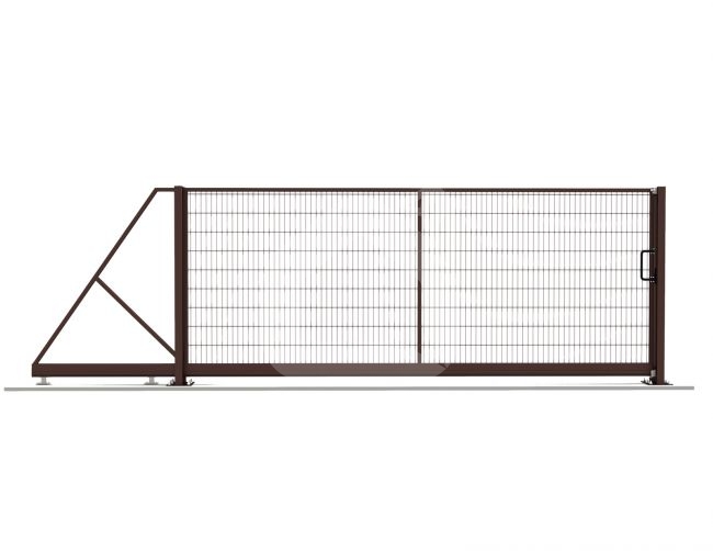 Stumdomi segmentiniai vartai su 2D užpildu, 5000x1500 mm