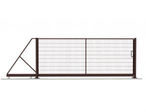 Stumdomi segmentiniai vartai su 2D užpildu, 5000x1500 mm