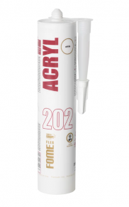 Akrilinis hermetikas FOME FLEX Acryl 202, baltas, 310 ml