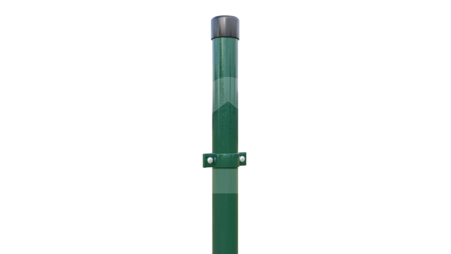 Stulpas tvorai, apvalus, ø38 mm, H2,0 m, (st. 1,2), SU PVC laikikliu