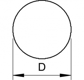 Aliuminė viela, 8 mm, OBO