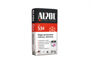 Žieminis armavimo mišinys-klijai Alpol AK534, 25kg.