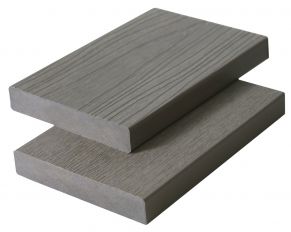 WPC pilnavidurės universalios užbaigimo terasinės lentos Co-Extrusion MIKKO, 23x138x3600 mm (įv. spalvos)