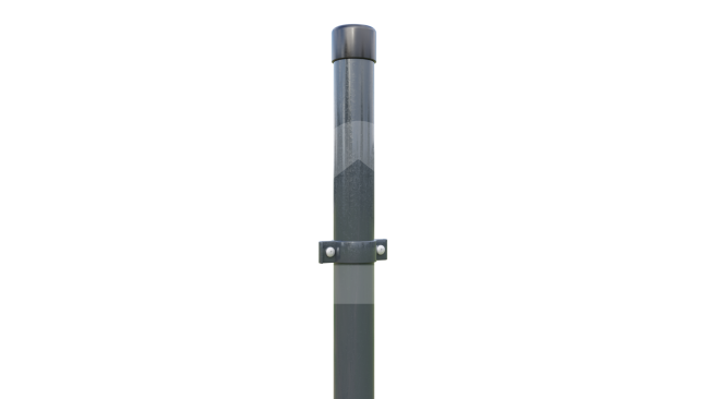 Stulpas tvorai, apvalus, ø48 mm, H2,5 m, sienelė 1,2 mm